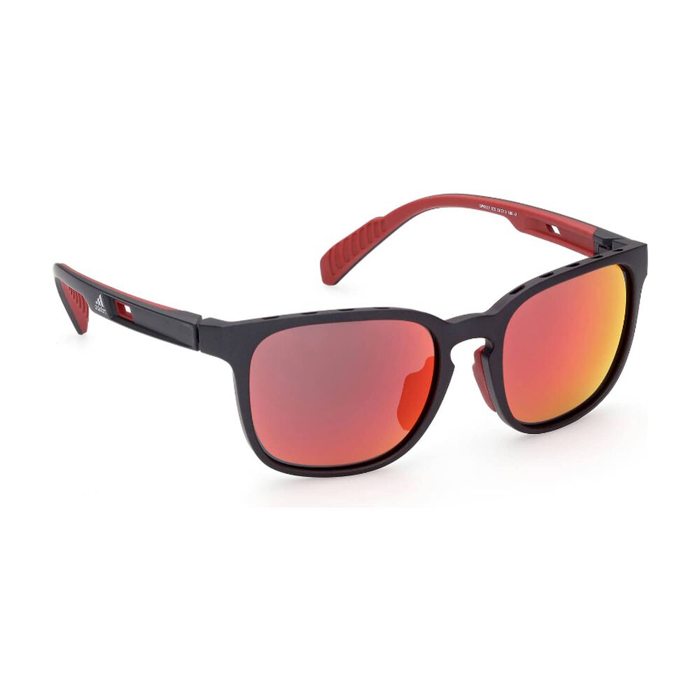 Lentes De Sol Matte Black Espejados Adidas Sport image number 7.0