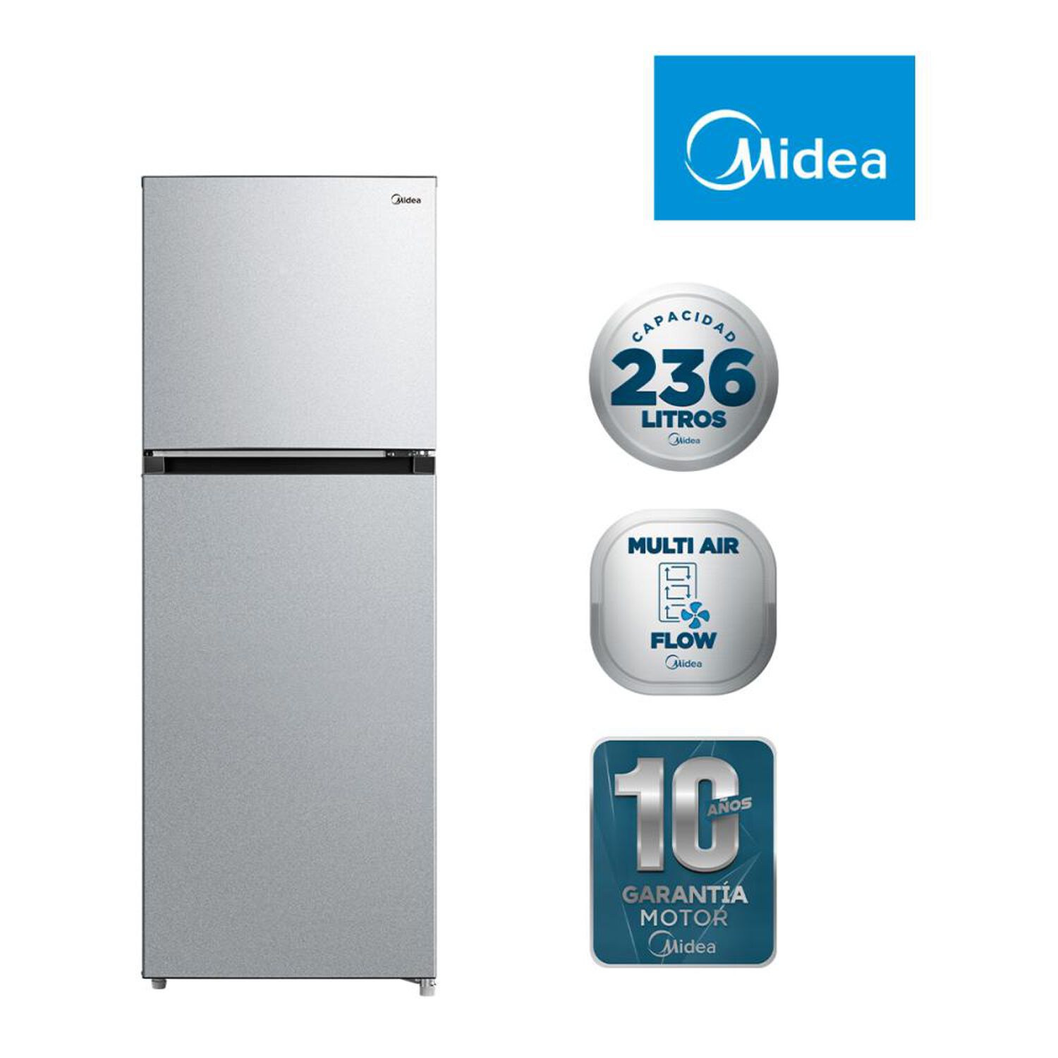 Refrigerador Top Freezer Midea MDRT346MTF50 / No Frost / 236 Litros / A image number 0.0