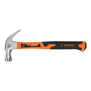 Martillo Forjado U&ntilde;a Curva 16oz Mango Fibra De Vidrio Truper