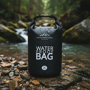 Bolsa Seca Contra Agua Impermeable Flotante Outdoor Camping Kayak 2l Negra