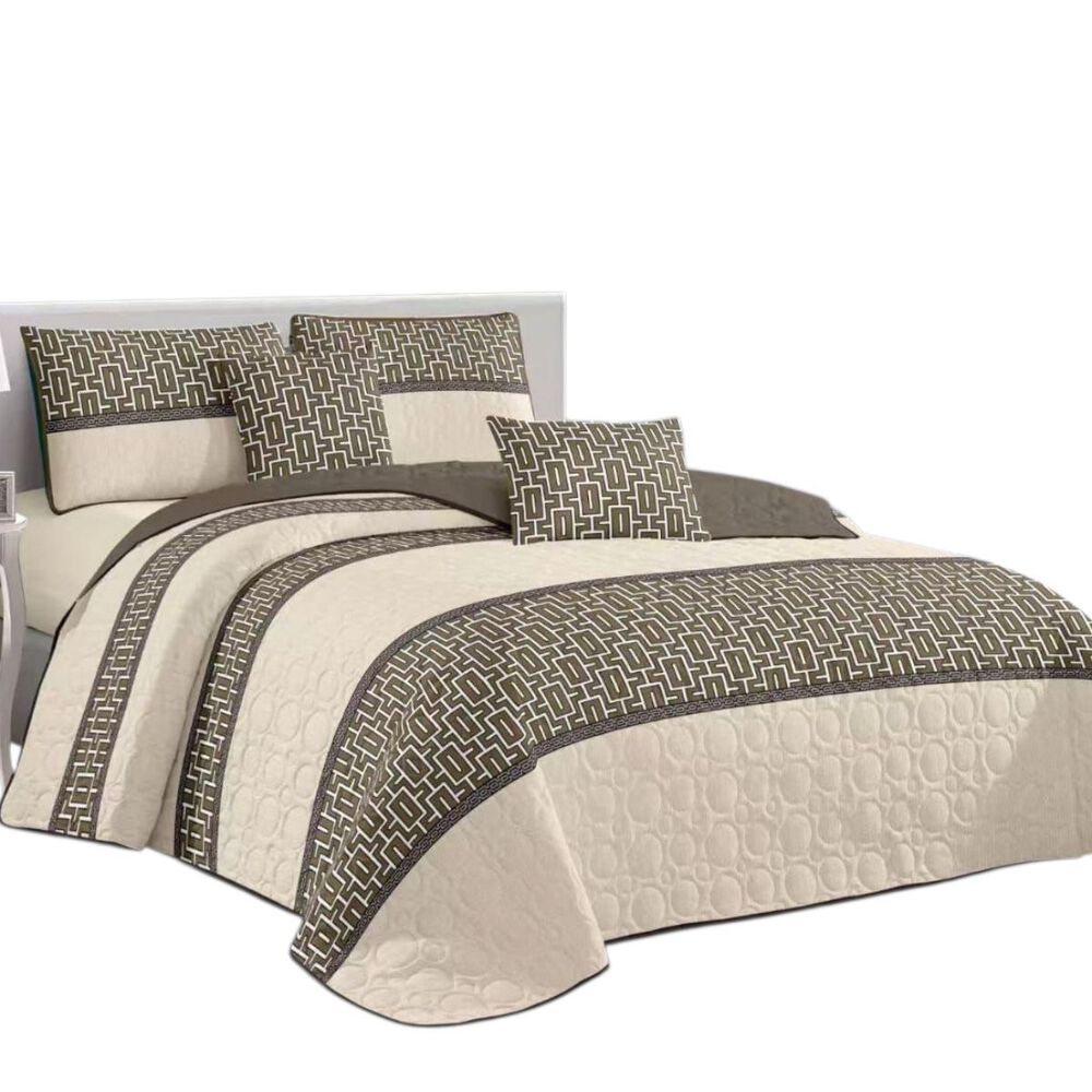 Cubrecama De Verano 2 Plazas Quilt + 2 Fundas De Almohada Cobertor Delgado Cmv-52 image number 0.0