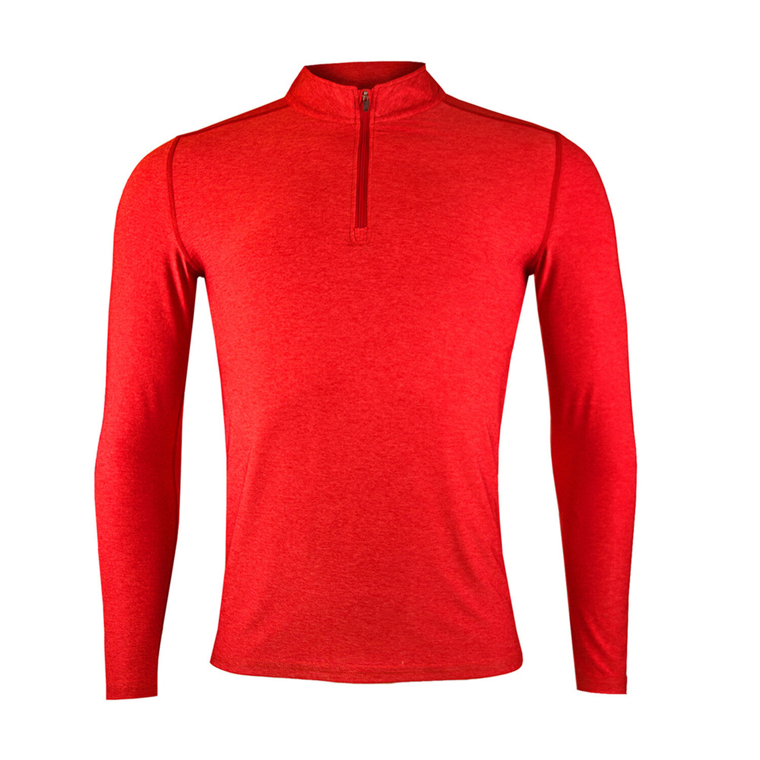 Polera Dry Fit Manga Larga Con Cierre Pale Hombre image number 0.0