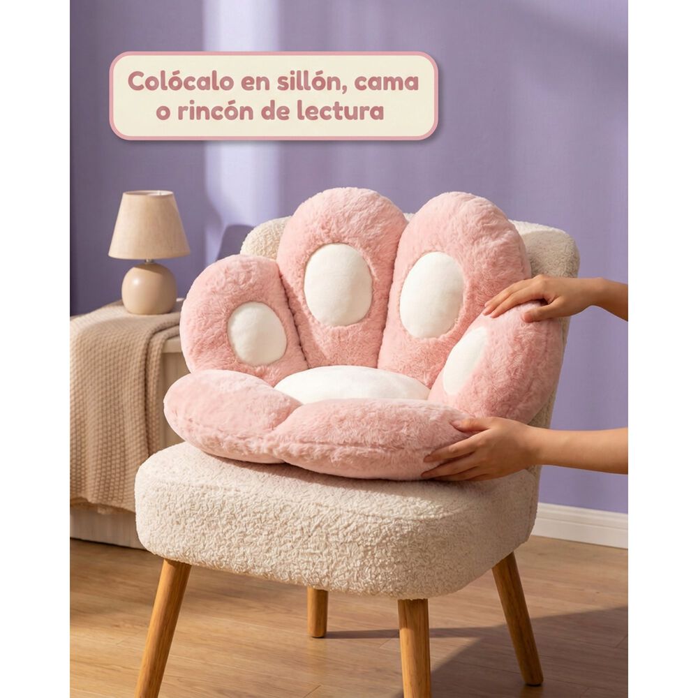 Coj&iacute;n Almohada Mano De Gatito Suave 70x61 image number 7.0