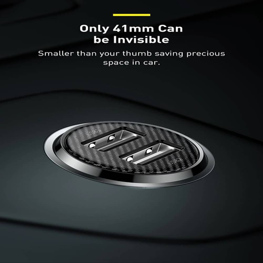 Cargador De Celular Auto 3.1 A Compatible Baseus Mini Carga Rapida 3.1 Amperes Al Encendedor Del Carro image number 8.0