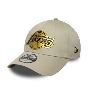 Gorra 9forty Nba Los Angeles Lakers Metallic Beige