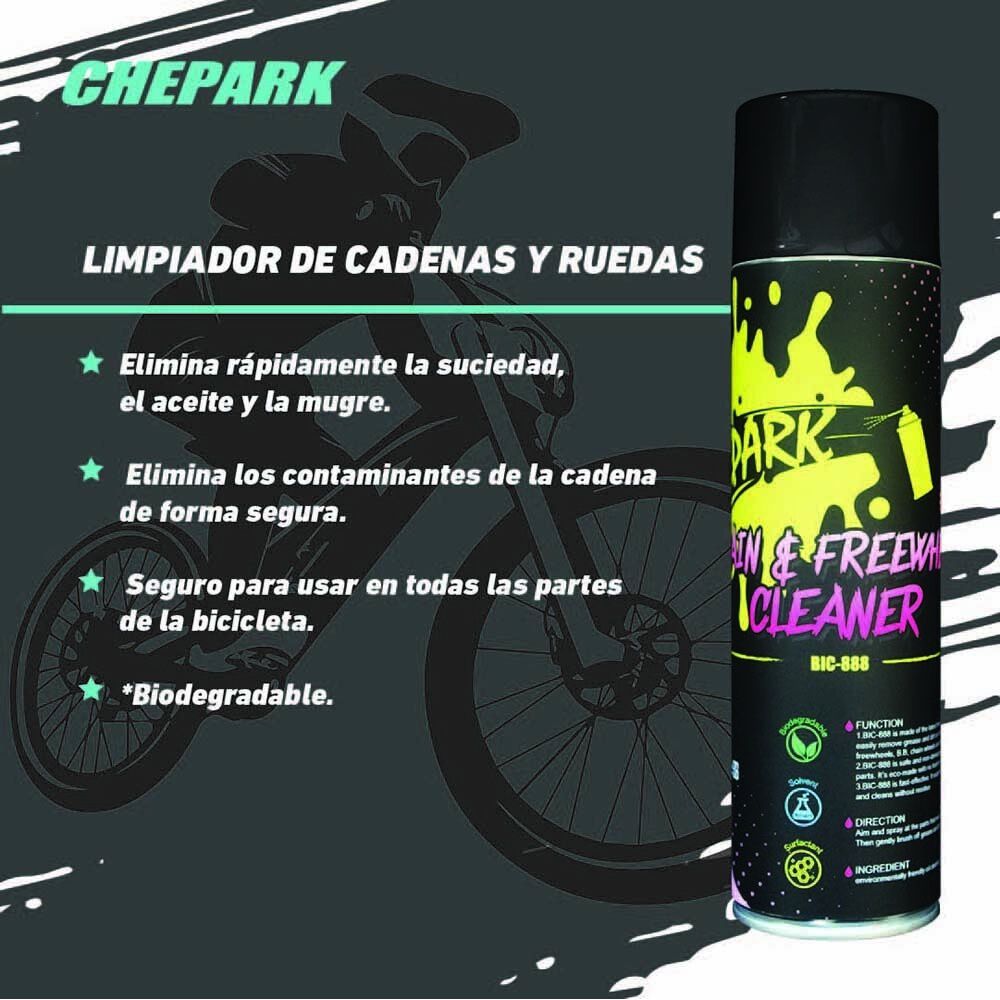 Limpiador De Cadenas Y Ruedas Libres - Bic-888 image number 5.0