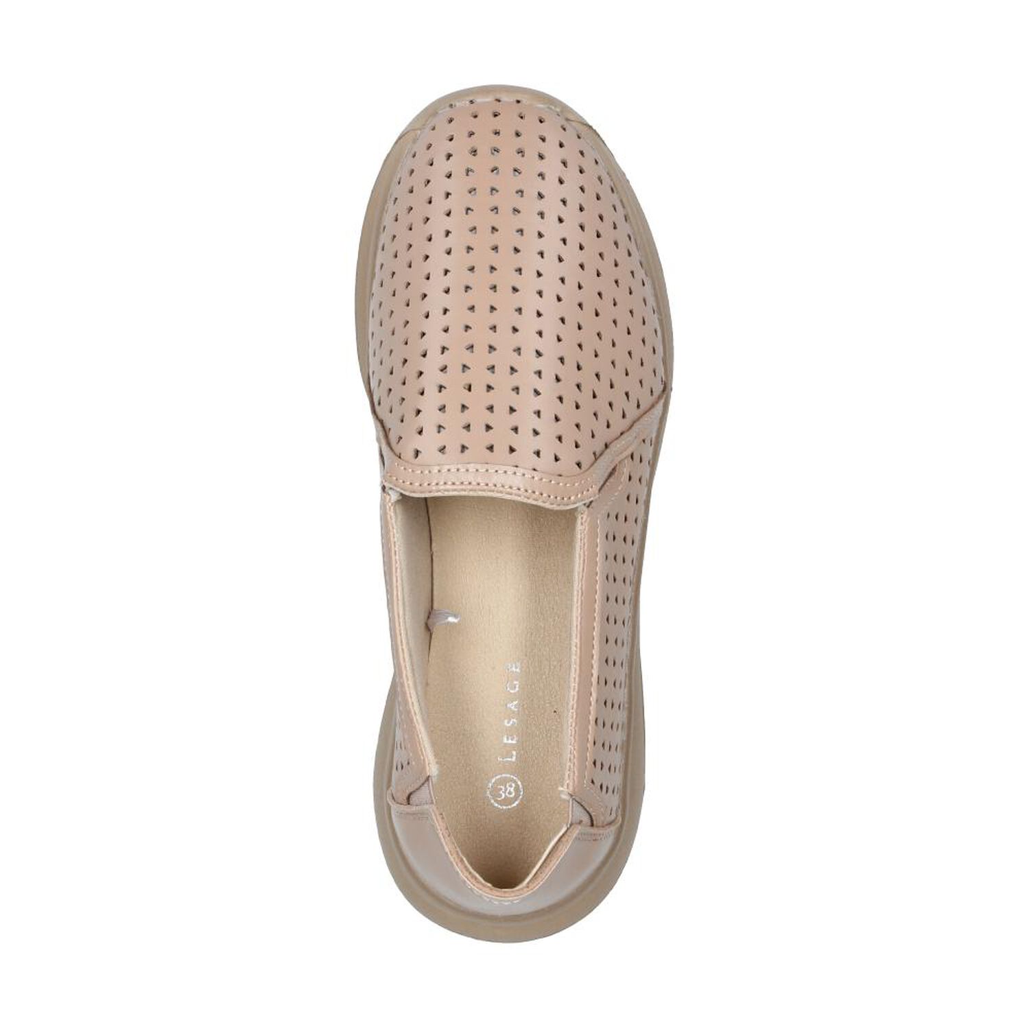 Mocas&iacute;n Mujer Lesage Cream image number 4.0