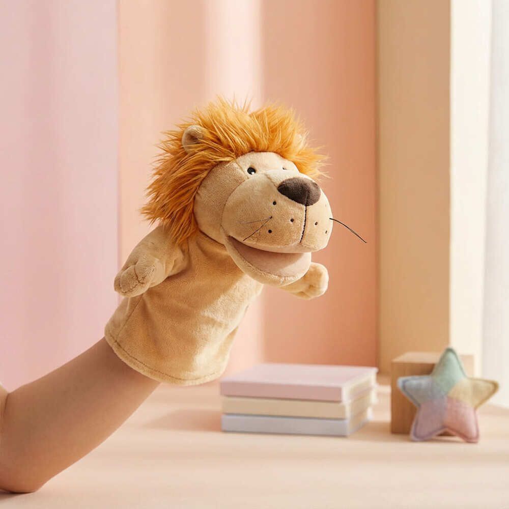 Peluche Titere Animal Zorro Vaca Leon Oveja Rana Lobo image number 0.0