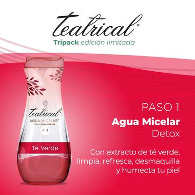 Tripack Teatrical Humectante 100 G + Antiarrugas 100 G + Agua Micelar