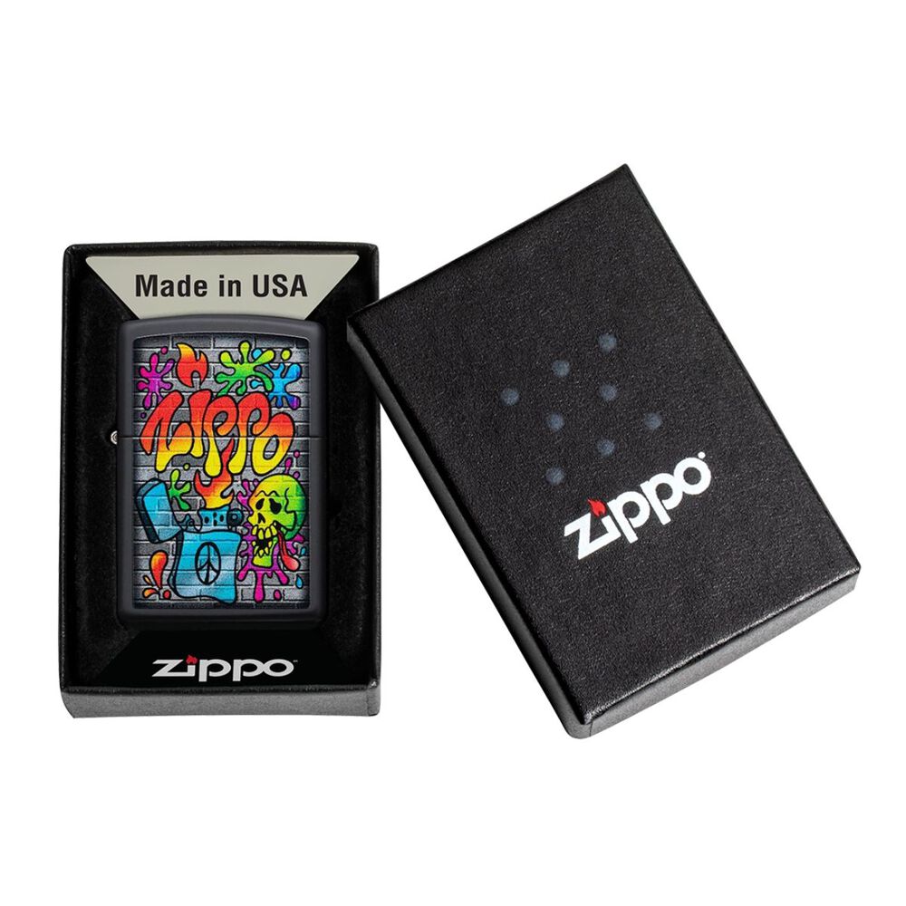 Encendedor Zippo Street Art Graffiti Design Black Zp49605 image number 5.0