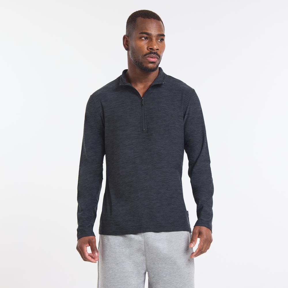Polera Deportiva Manga Larga Cuello Alto Hombre Wetland image number 0.0