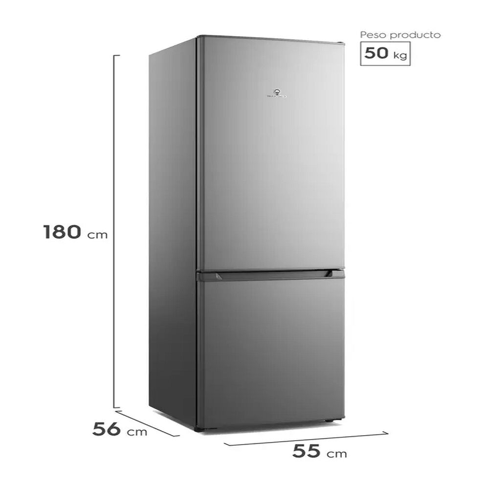 Refrigerador Mademsa Bottom Freezer Fr&iacute;o Directo 262 Lts Med270 image number 2.0