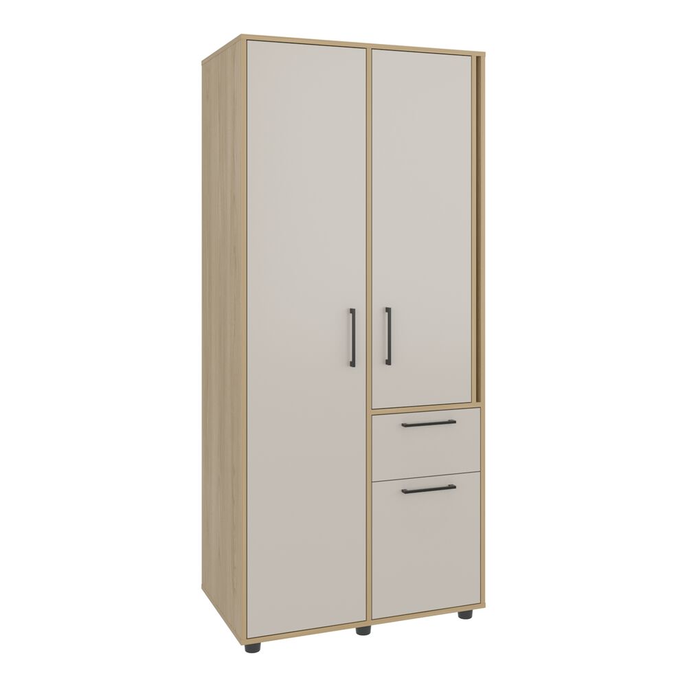 Closet 3 Puertas Y1 Cajon 180x80x52 Cm Café Claro image number 0.0