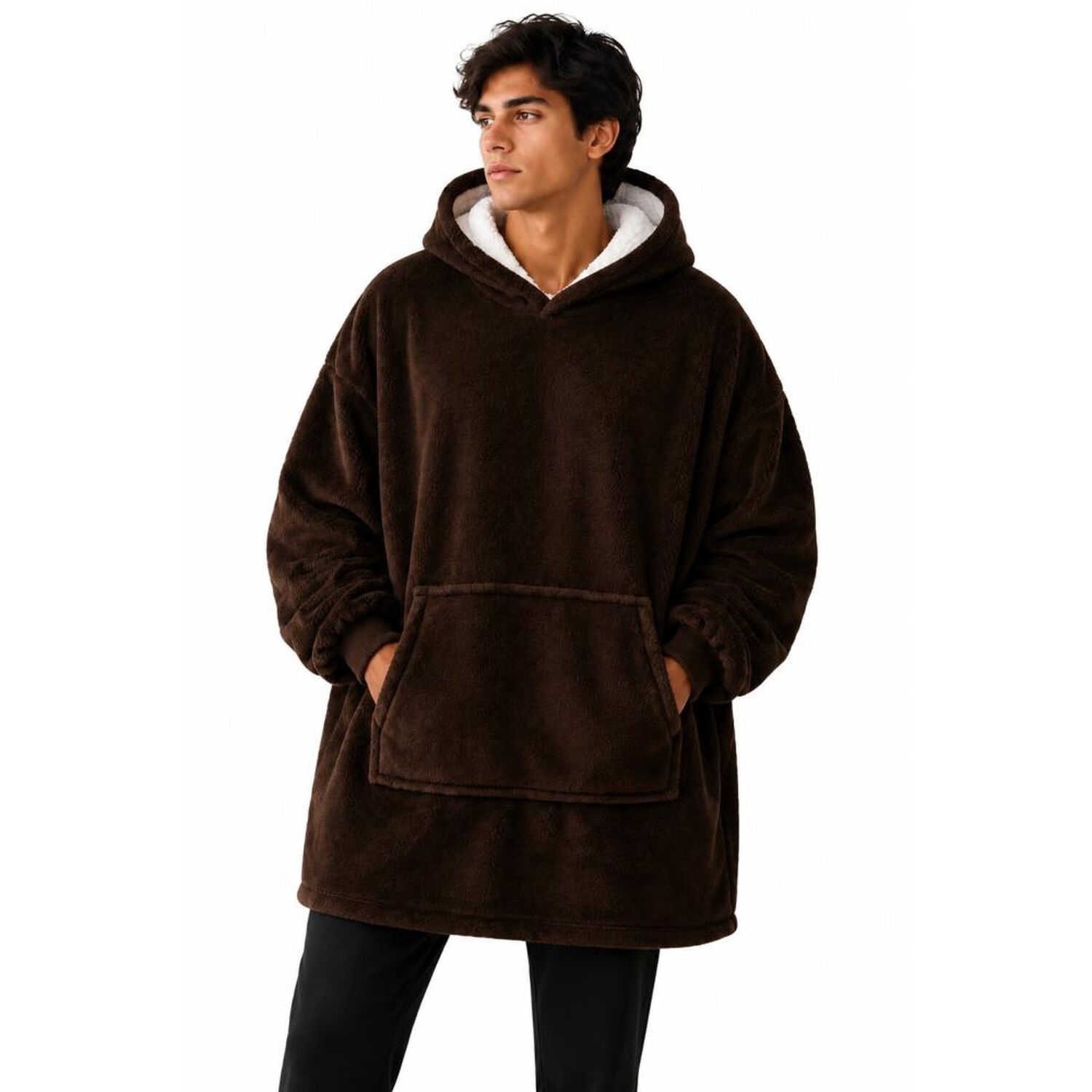 Poleron Felpa Capucha Manta Polar Invierno Unisex Talla Unic image number 14.0