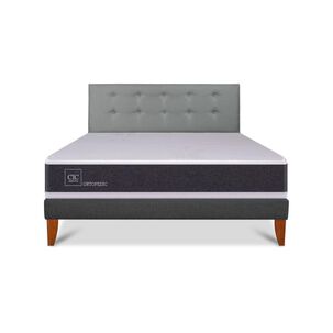 Cama Europea Cic Ortopedic / King / Base Normal + Respaldo