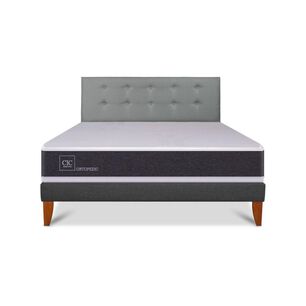 Cama Europea Cic Ortopedic / King / Base Normal + Respaldo