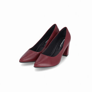 Zapato Mujer Vino/snake Luiza 442 Piccadilly