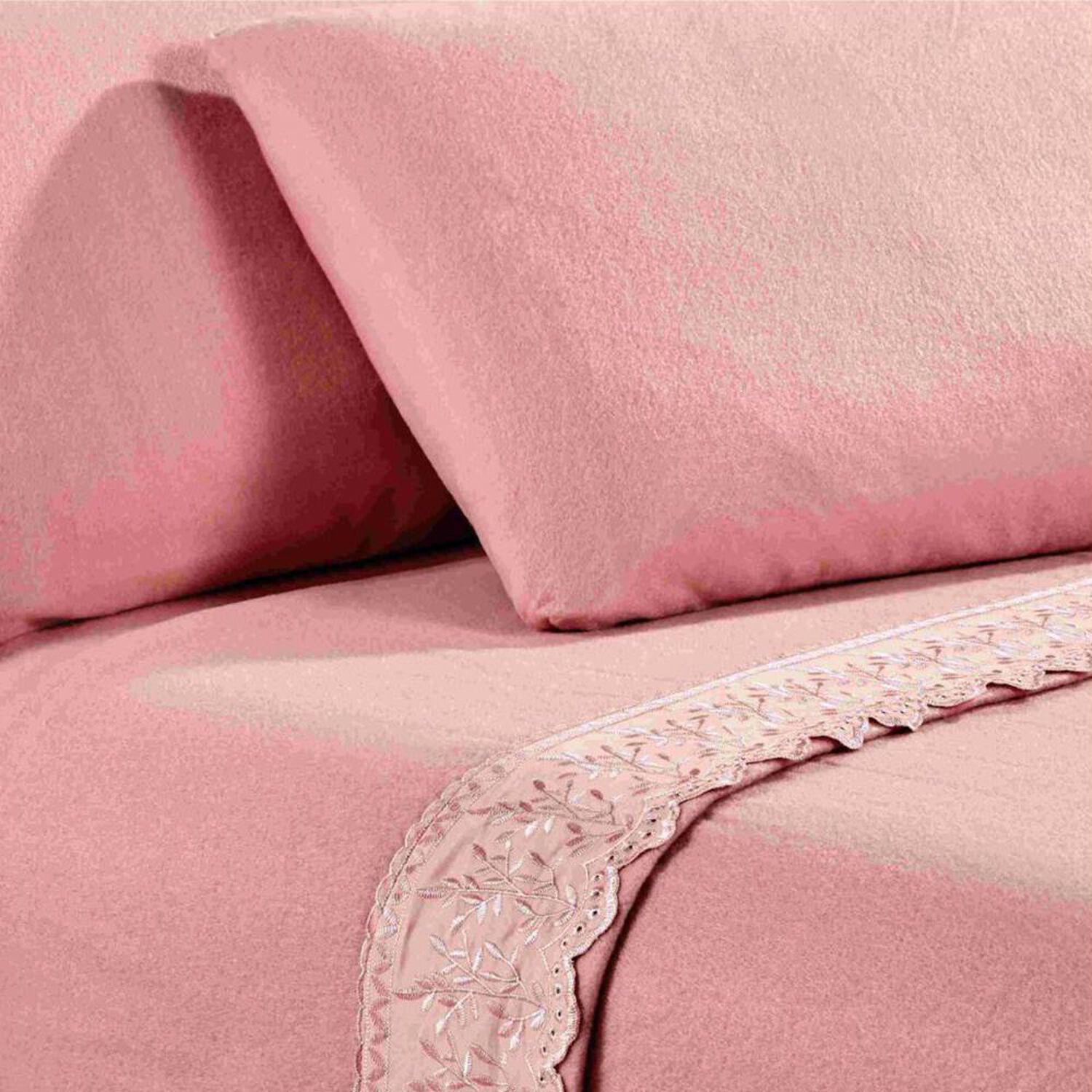 Sabana Andes Polar Broderie Rosado 1.5 Plaza image number 1.0