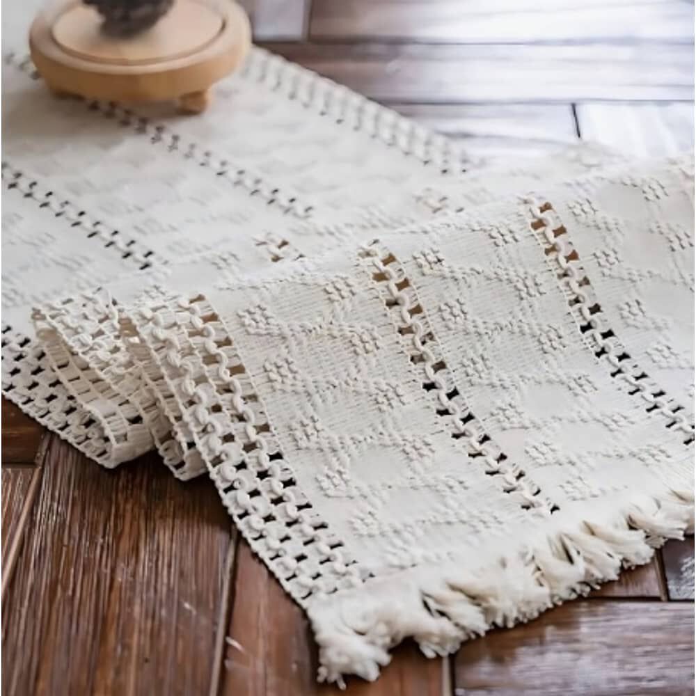 Camino De Mesa Algodon Yute image number 0.0