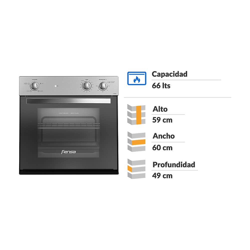 Horno Empotrado Fensa F 1060R A / 66 Litros image number 1.0