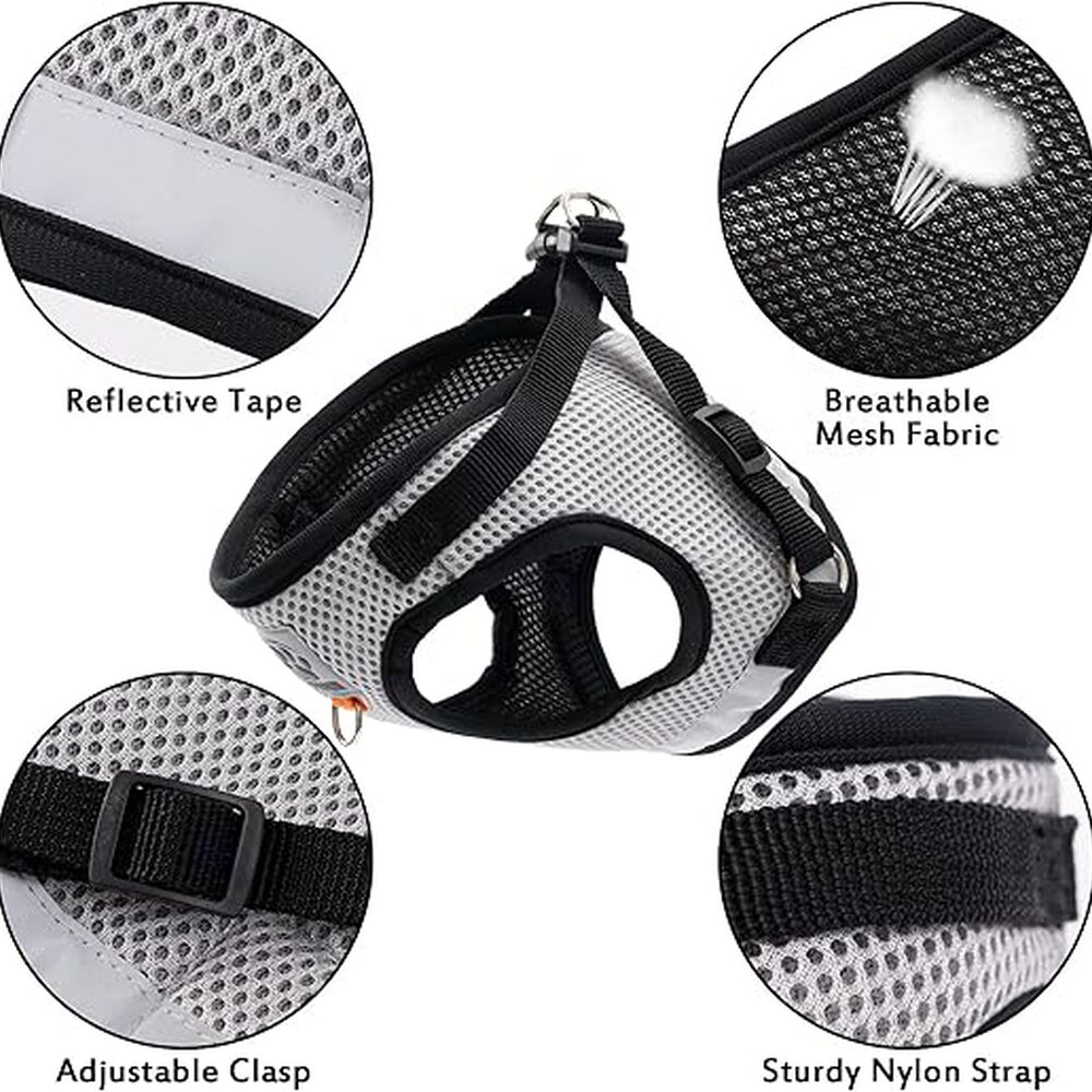 Arnes Para Perros, Gatos Mascotas Grandes Y Peque&ntilde;os Reflectante Resistente image number 2.0