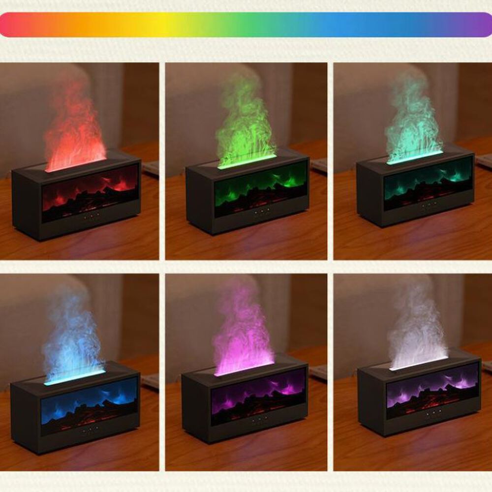 Humidificador Estilo Chimenea Aromaterapia Usb Recargable image number 4.0