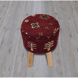 Taburete Jacquard Burdeo