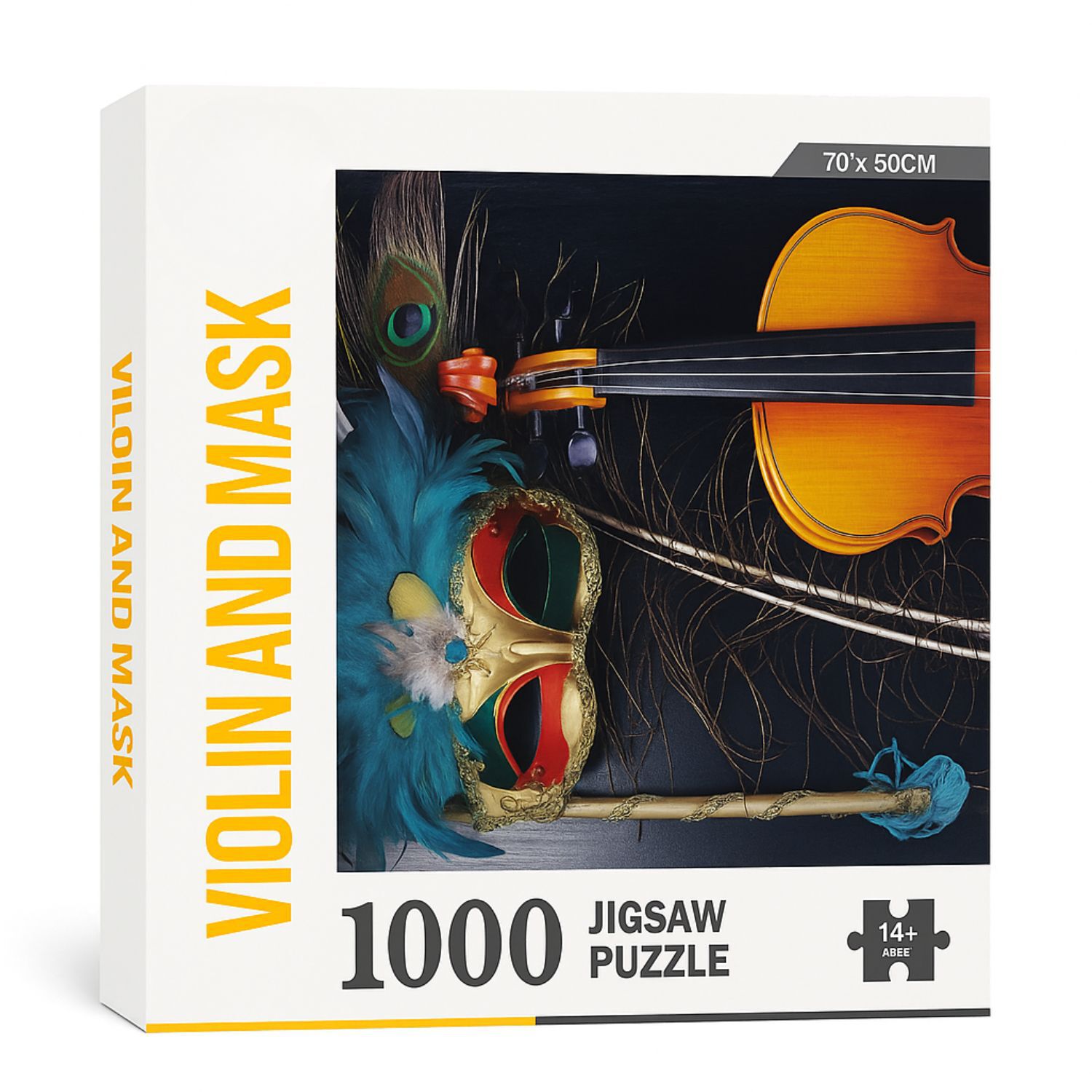 Rompecabezas Puzzle 1000 Piezas Violin Mascara 70x50cm image number 1.0