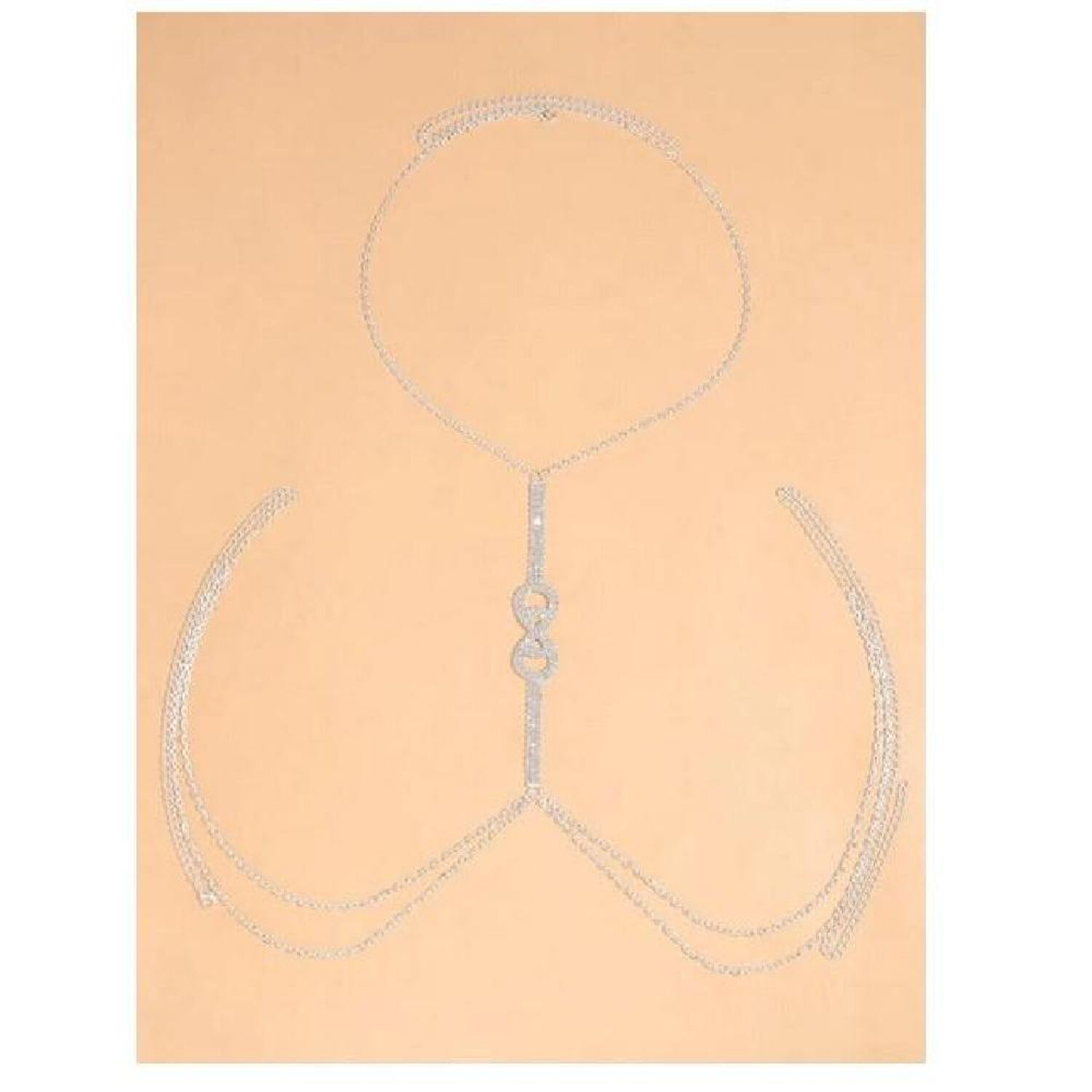 Cadena/collar Para El Cuerpo Pecho Dije & Sexy Diva Fiesta image number 4.0