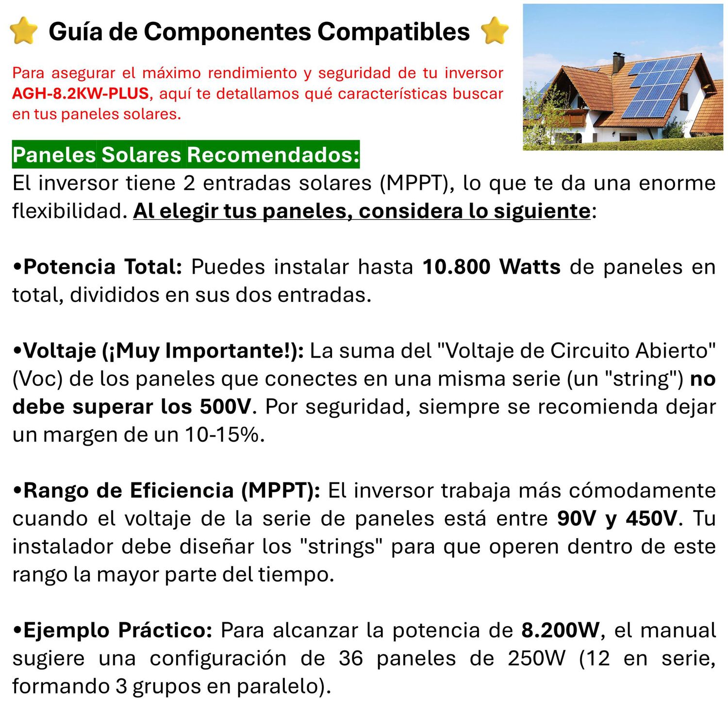 Inversor Solar Con Wifi H&iacute;brido 8200w Potencia M&aacute;xima 16400w image number 6.0