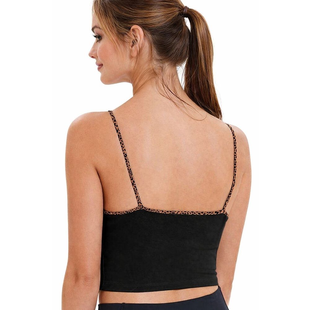 Croptop Leopard Top Peto Sost&eacute;n Control Impacto Gloriahoon image number 1.0