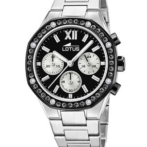 Reloj 18872/4 Lotus Negro Mujer Cellent