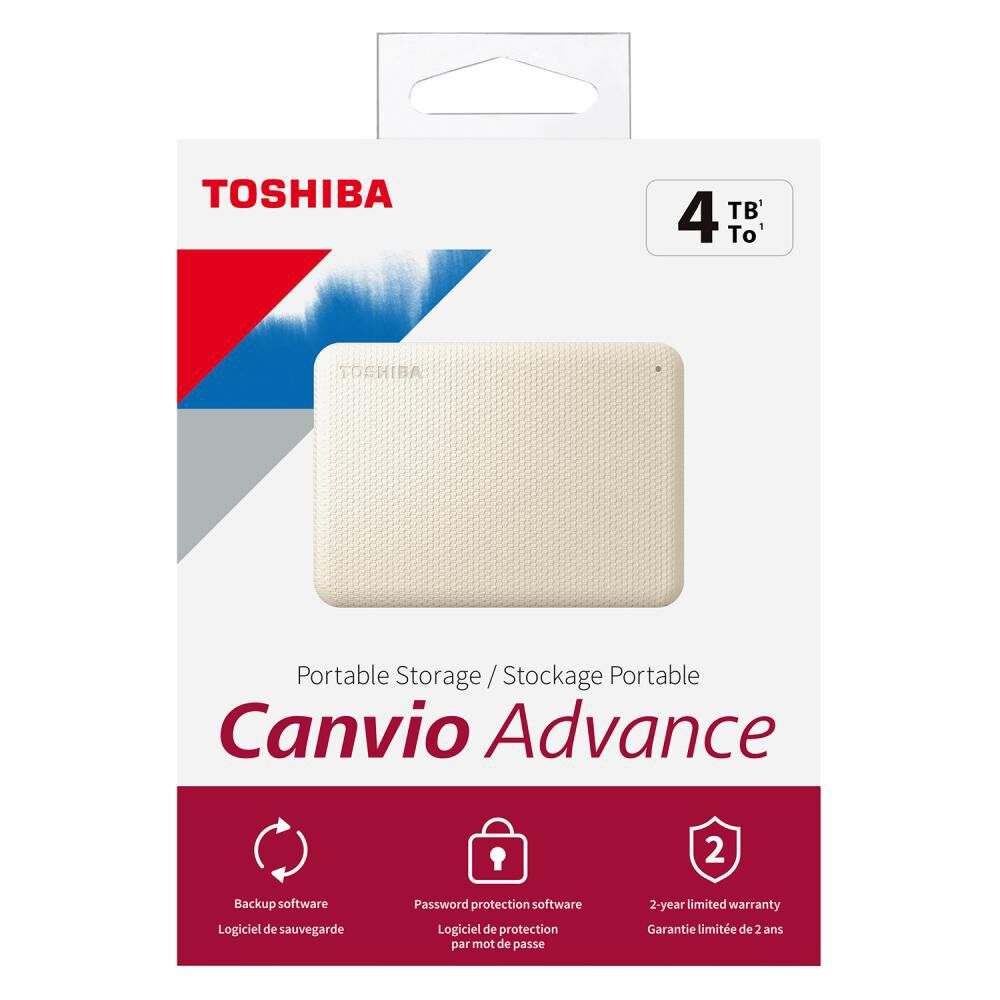 Disco Duro Portátil Toshiba Canvio Advance V10 4 TB image number 7.0