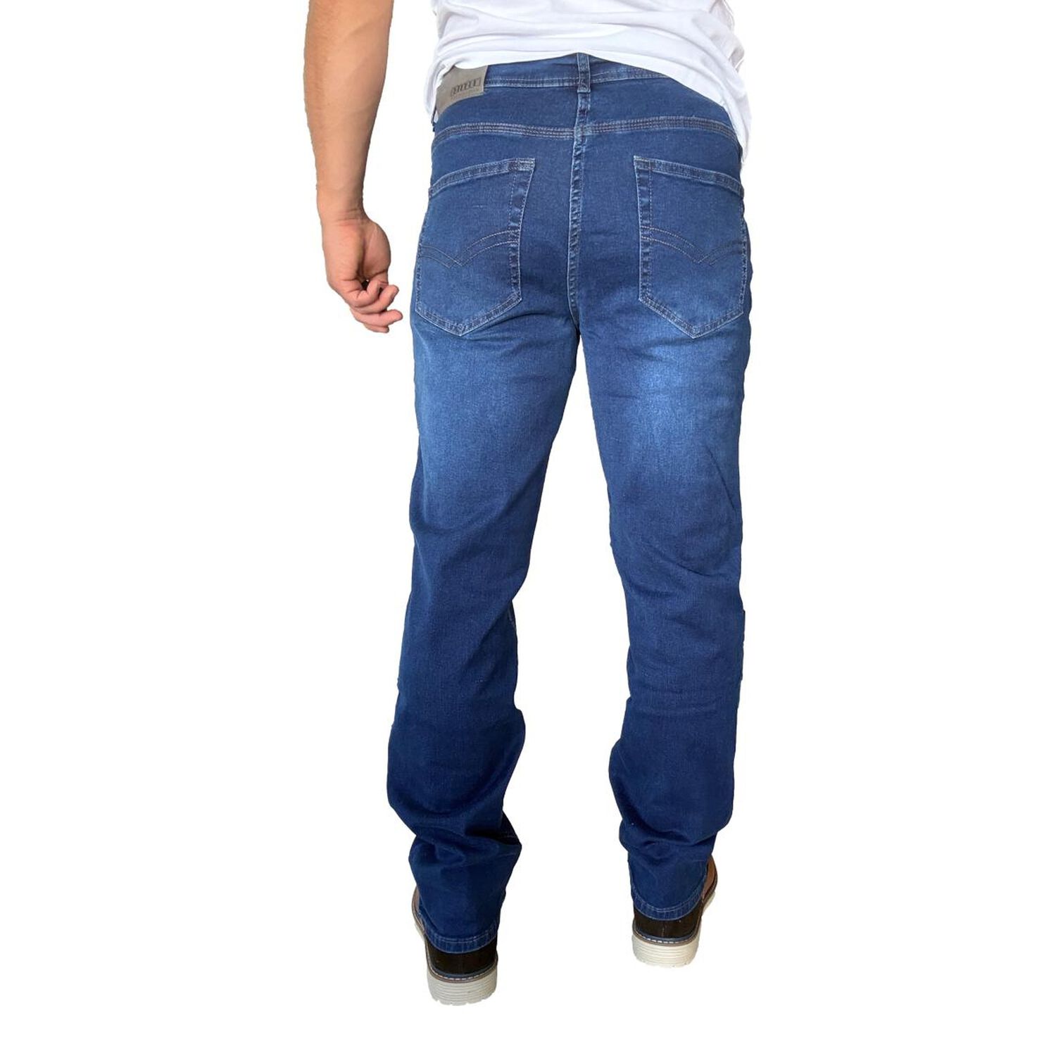 Jeans Elasticados Straight Fit Semirectos image number 6.0