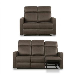 Juego De Living Reclinable Cic Asturias / 3 Cuerpos + 2 Cuerpos