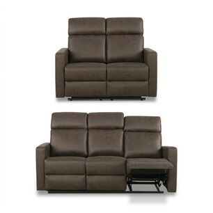 Juego De Living Reclinable Cic Asturias / 3 Cuerpos + 2 Cuerpos