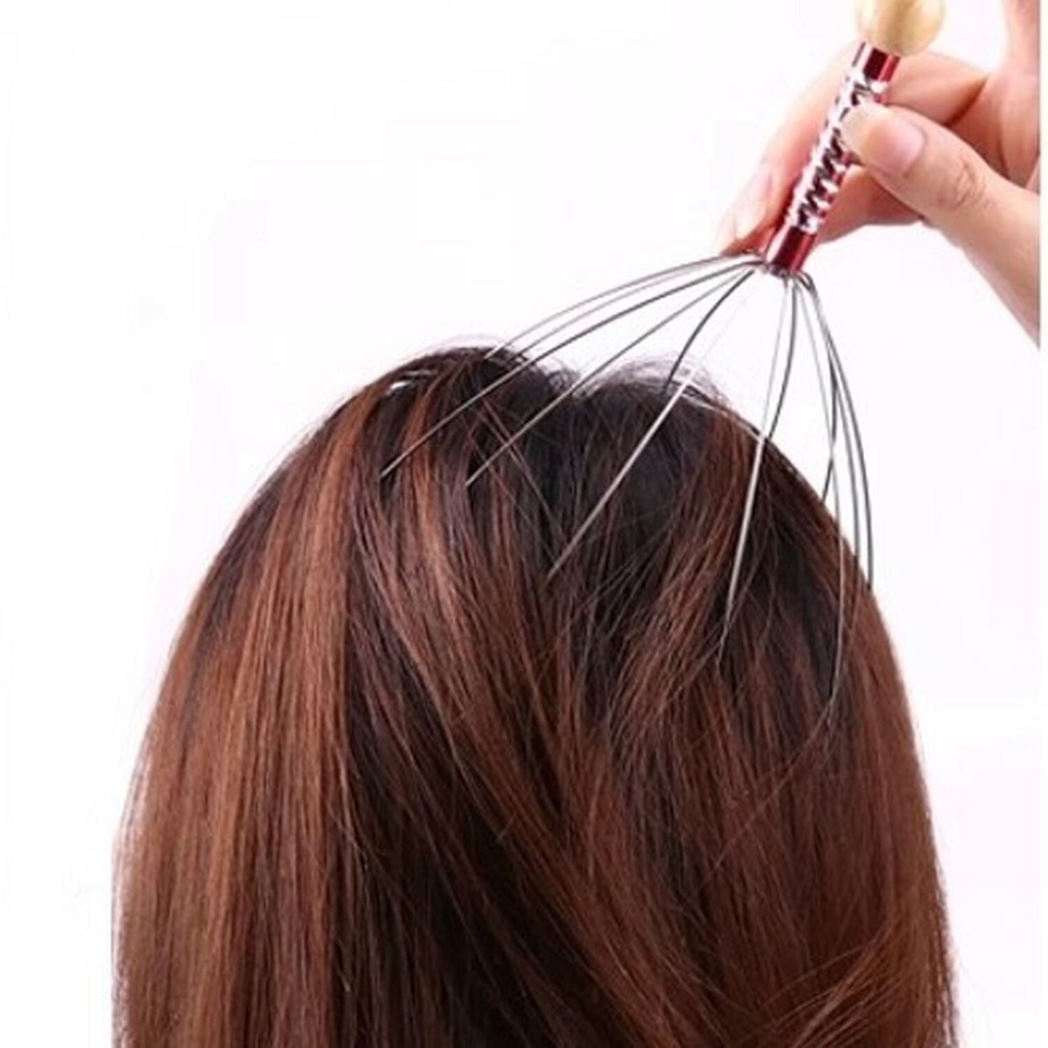 Masajeador Ara&ntilde;a Para Cabeza Relajante De Cabello Capilar Liberador De Stress image number 4.0