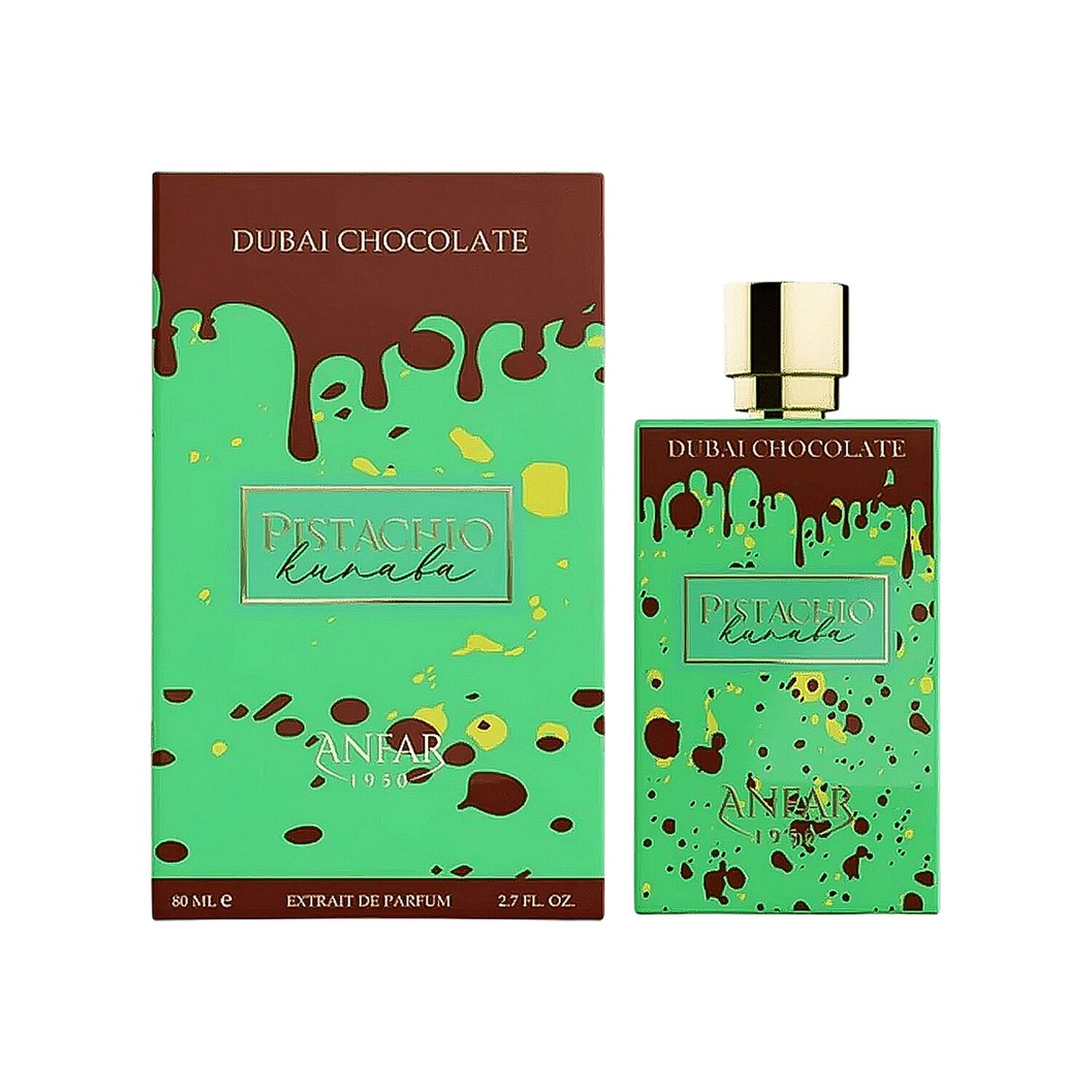 Anfar Pistachio Kunafa Dubai Chocolate Extrait Parfum 80ml image number 0.0