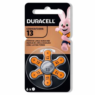 Pila Duracell 13 De Audiolog&iacute;a De Larga Duraci&oacute;n (pack De 6)
