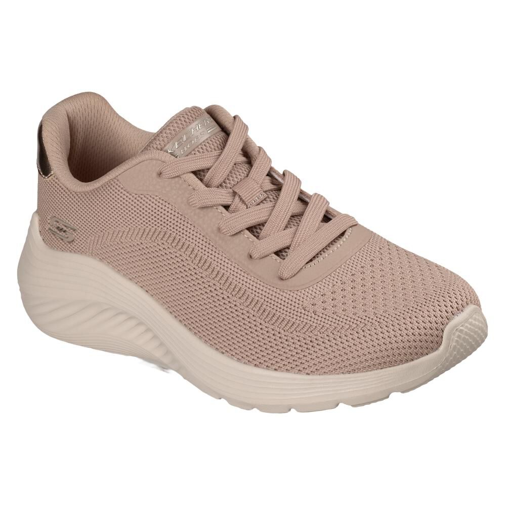 Zapatilla Urbana Mujer Skechers - Bobs Squad Waves-current Look image number 4.0