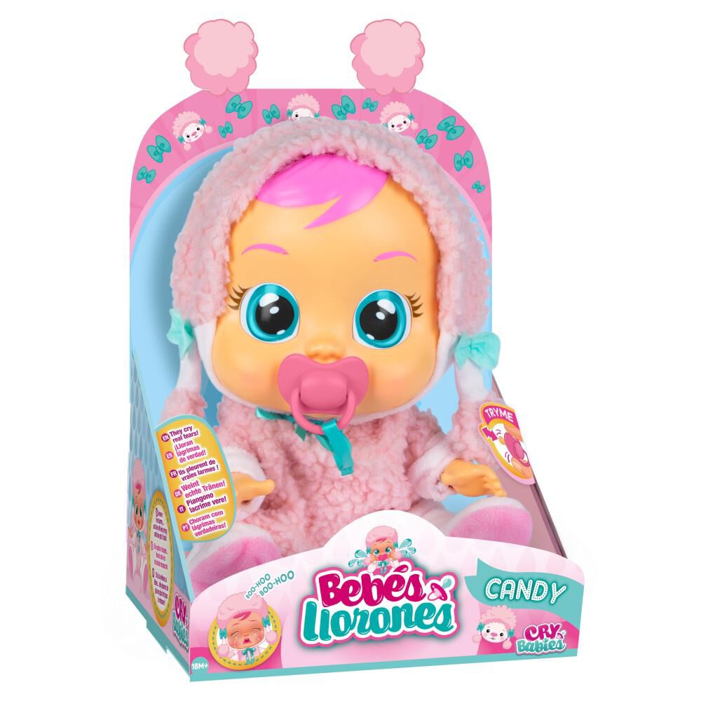 Muñeca Cry Babies Bebes Llorones Candy image number 0.0
