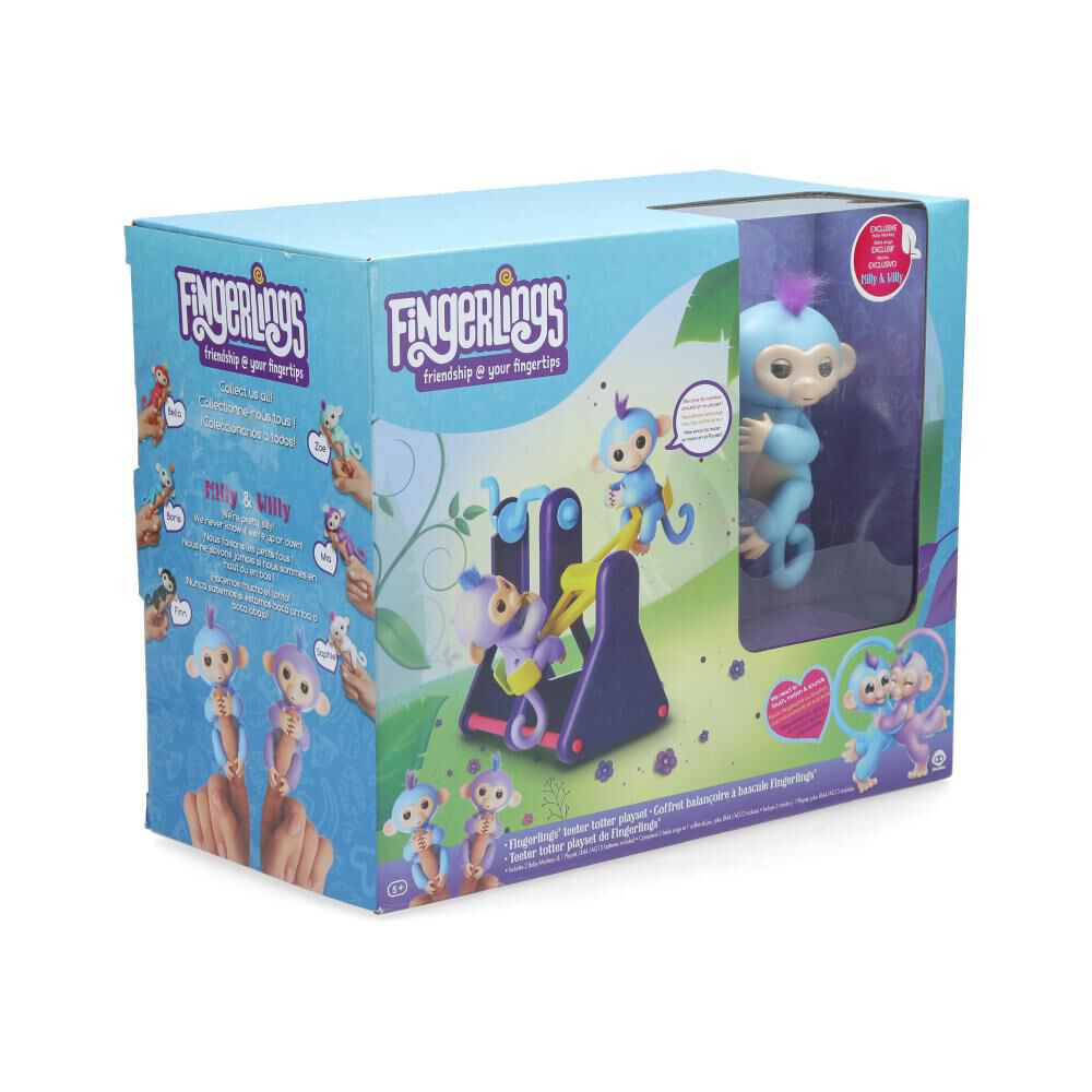 Mini Mu&ntilde;eca Hitoys Fingerlings Titter Totter Pls image number 1.0