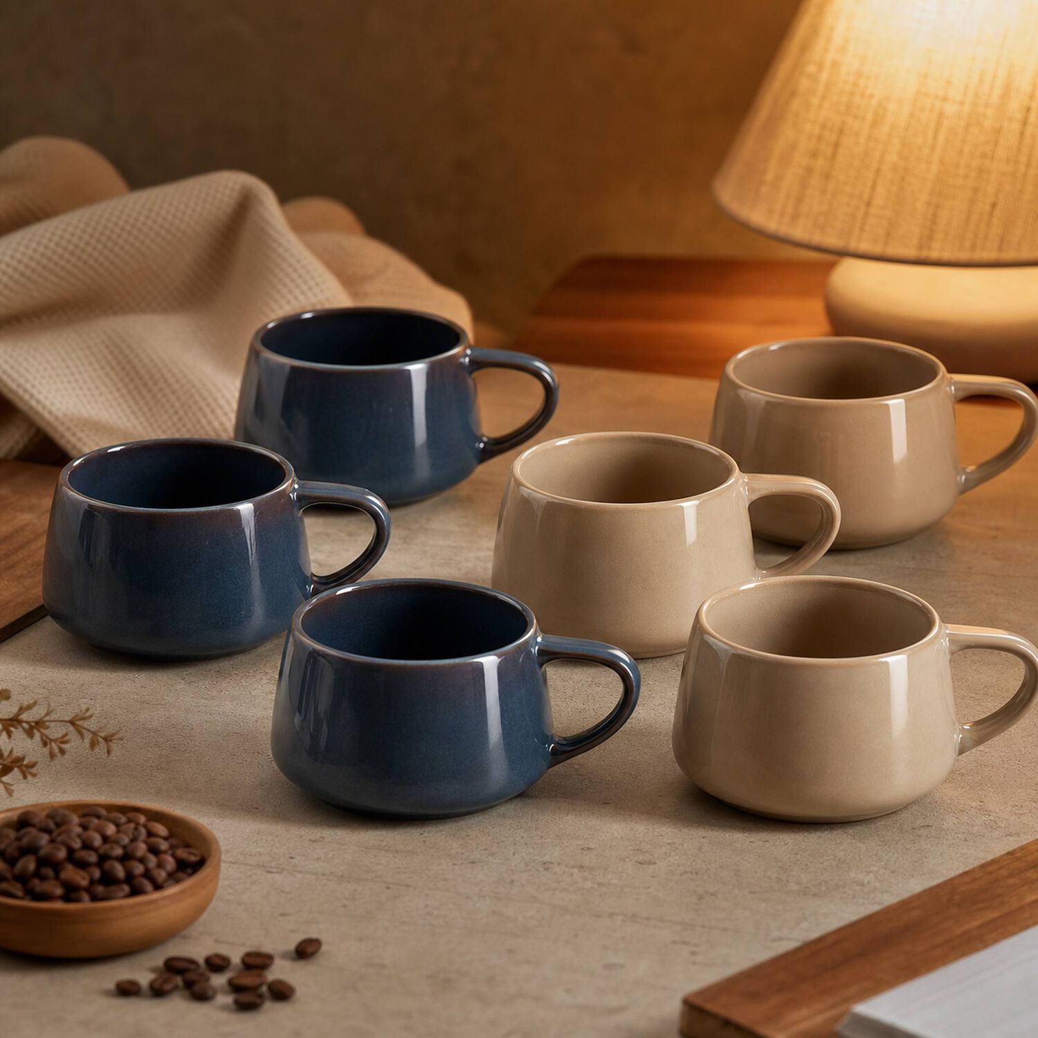 Set 6 Tazas Mug Cer&aacute;mica Taipei 470 Ml - Surtido 2 Modelos image number 5.0
