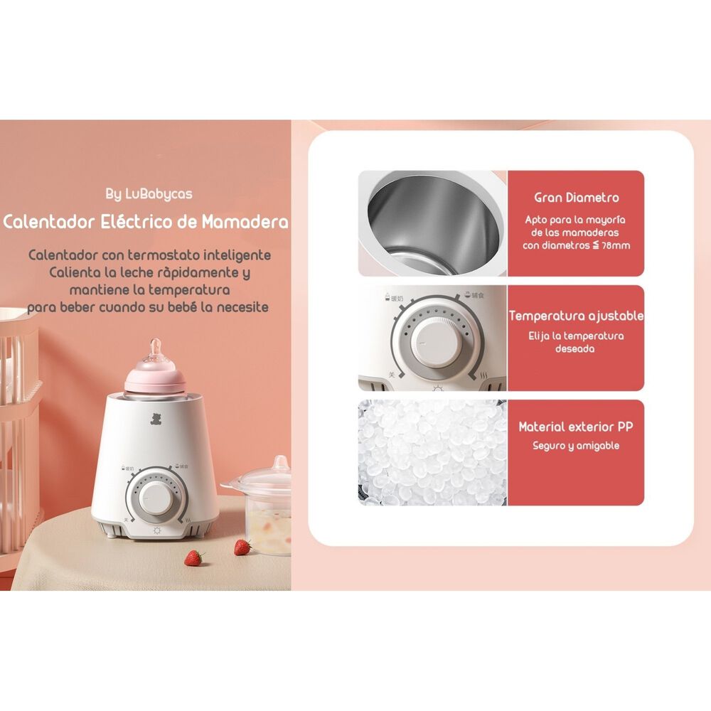 Calentador De Mamaderas 3 En 1 By Lubabycas image number 3.0