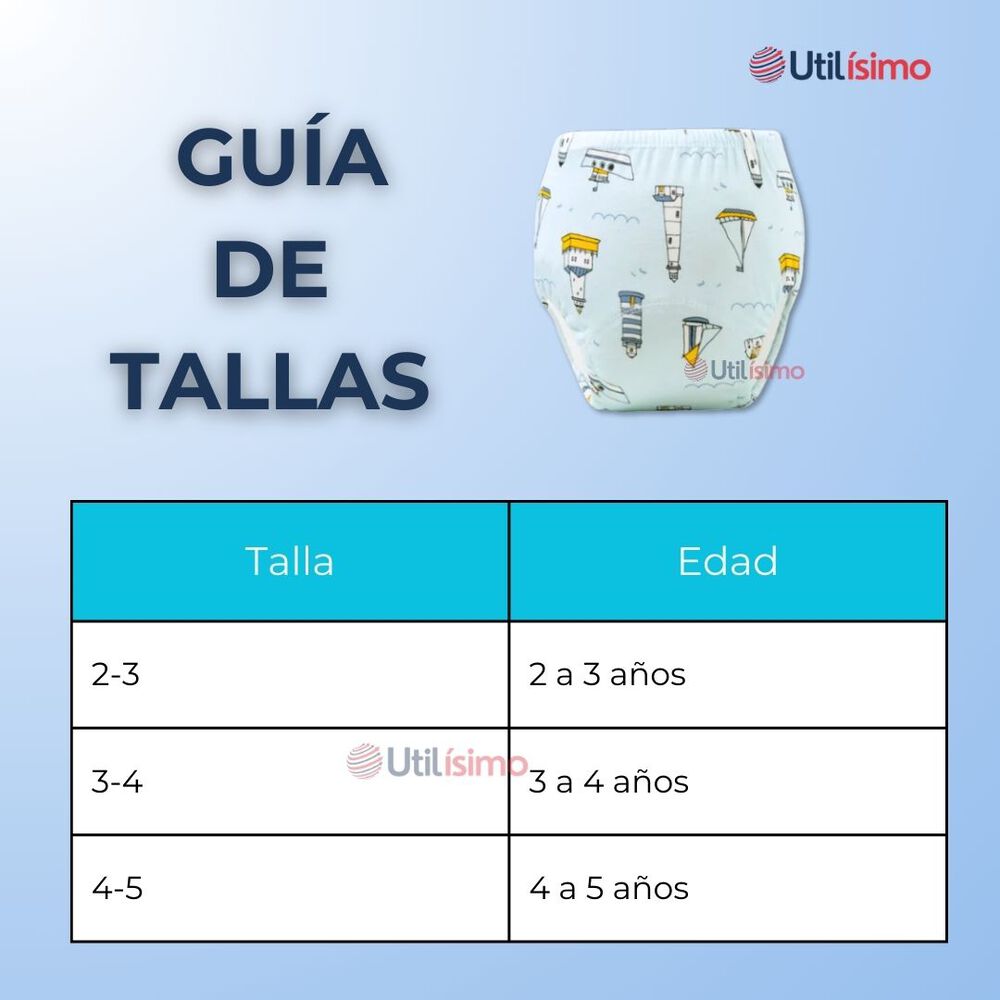 Pack 6 Calzón Calzoncillo Entrenamiento Algodón Absorbente Transpirable Cintura Elástica image number 2.0