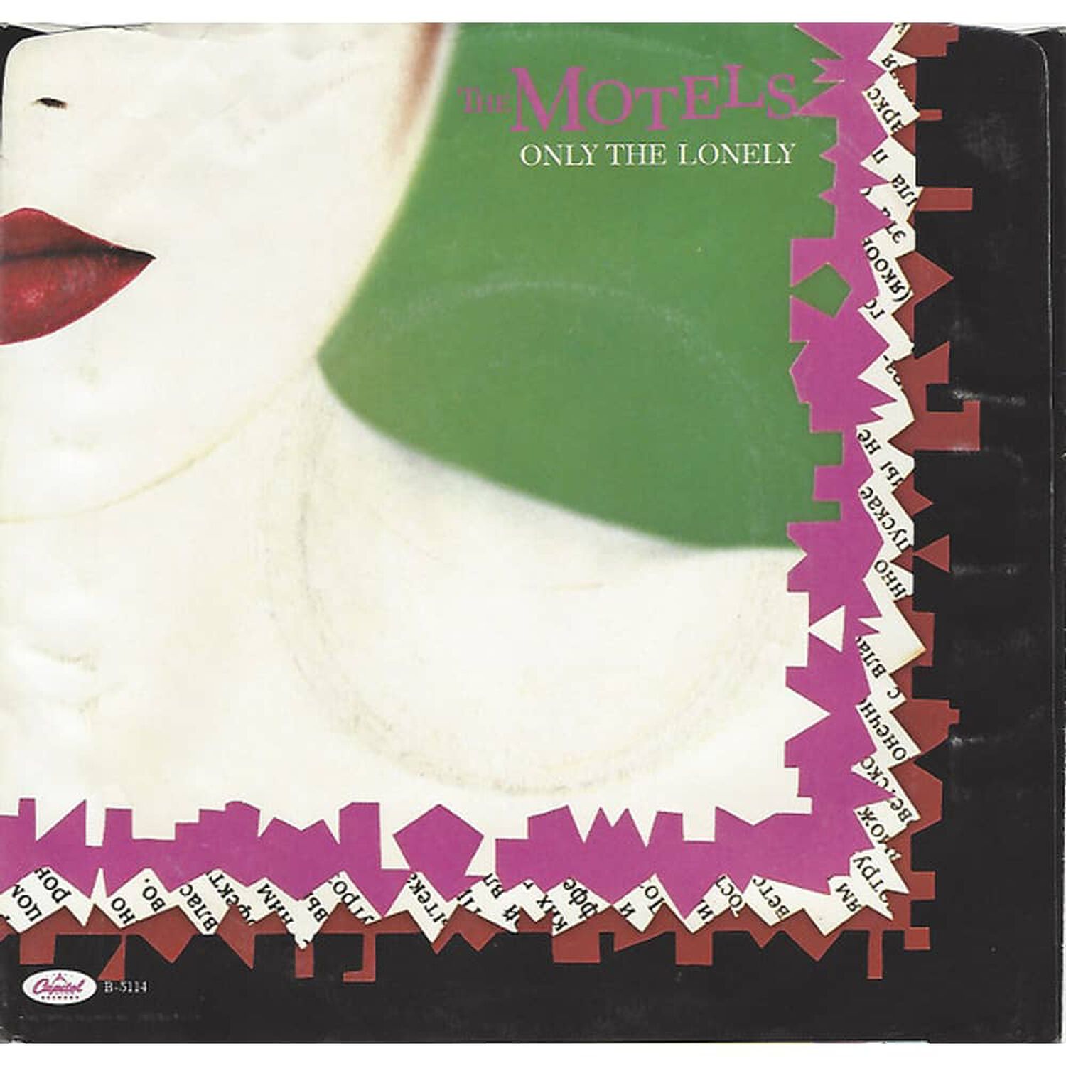 Motels - Only The Lonely | 7" Single Vinilo Usado image number 1.0