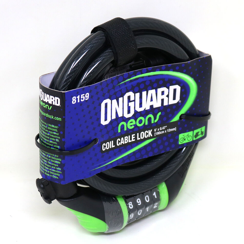 Candado Onguard Clave Espiral Ns 180cmx12mm image number 0.0