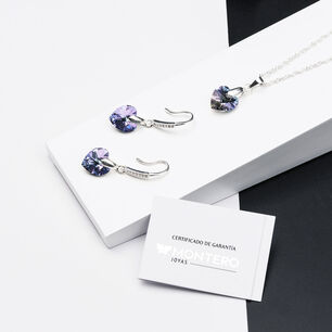 Conjunto Romance Cristales Genuinos Vitral Light