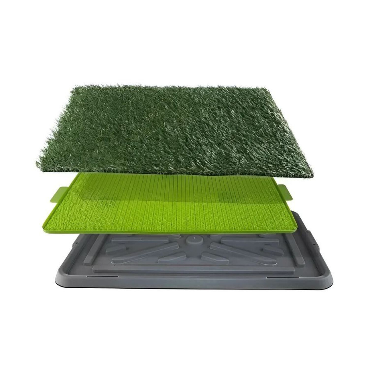 Ba&ntilde;o Entrenador De Mascotas Pasto Artificial Talla S image number 2.0