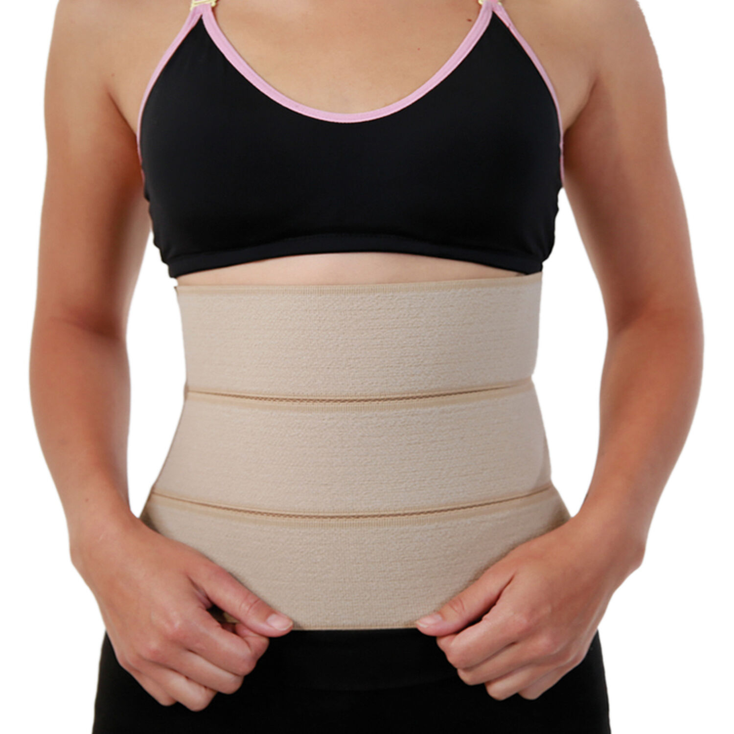 Faja Post Operatoria 3 Bandas Sin Lamina De Protecci&oacute;n Talla Xxl-blunding image number 0.0